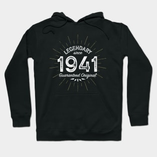 80th Birthday Gift - Legendary since 1941 - Guaranteed Original Hoodie